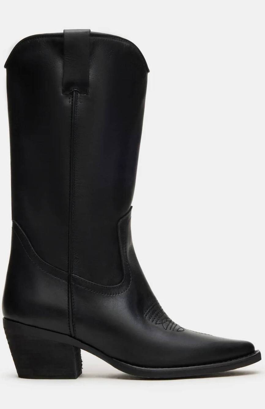 NEW STEVE MADDEN women's albany boots in black